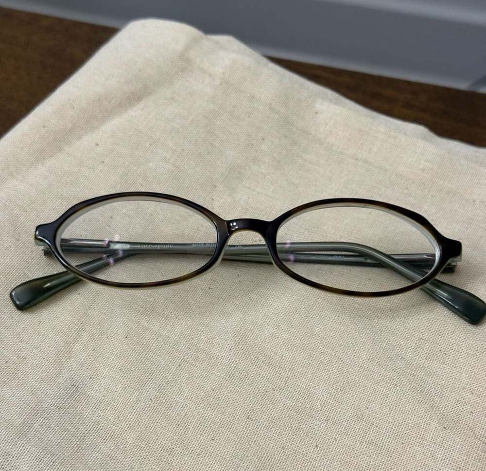 Kate Spade Betsy Oval Brown Tortoise Full-Rim Eyeglasses frame